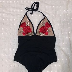 Urban Outfitters Rose Bodysuit